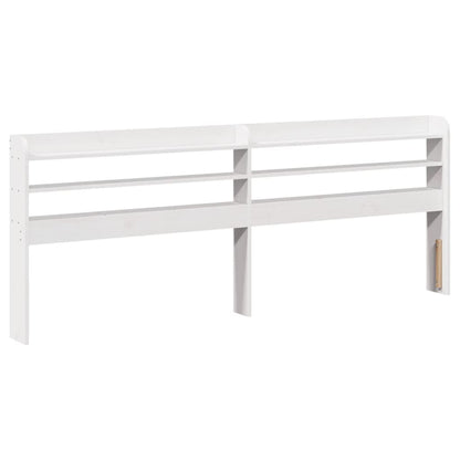 Giroletto senza Materasso Bianco 200x200 cm Legno Massello Pino | homemem39