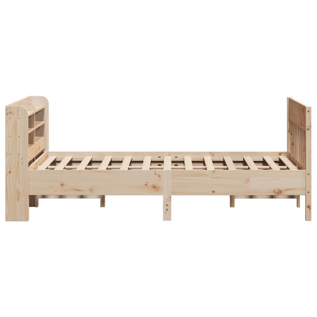 Letto senza Materasso 160x200 cm in Legno Massello di Pino - homemem39