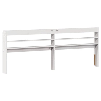 Letto senza Materasso Bianco 180x200 cm Legno Massello di Pino | homemem39
