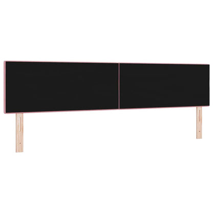 Testiera LED con strisce LED Rosa 200 cm Velluto | homemem39