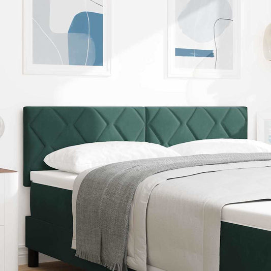 Testiera LED Verde Scuro 160 cm Velluto | homemem39