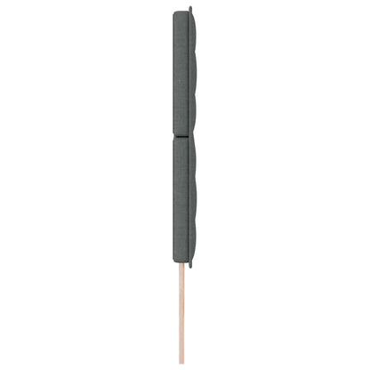 Testiera LED con strisce LED Grigio scuro 200 cm Tessuto | homemem39