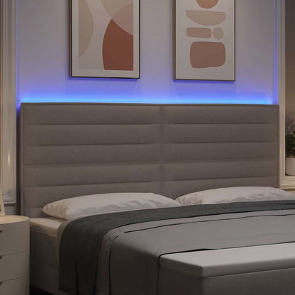 Testiera LED con strisce LED con testiera Talpa 200 cm Tessuto | homemem39