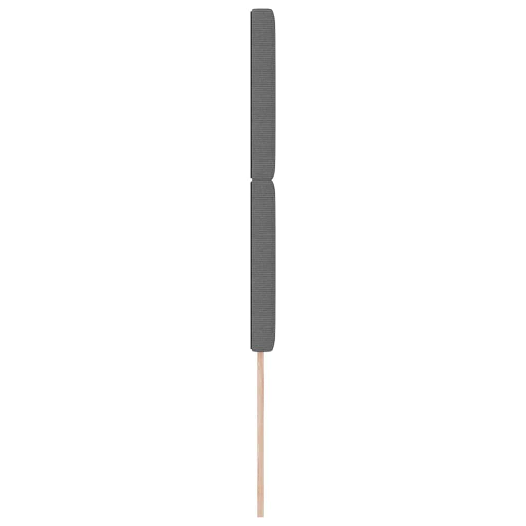 Testiera LED con testiera Grigio chiaro 90 cm Tessuto in Cords | homemem39