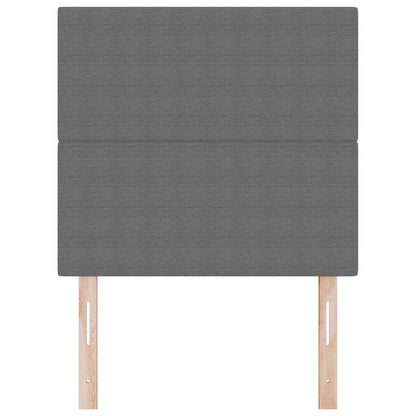 Testiera LED con testiera Grigio chiaro 100 cm Tessuto in Cords