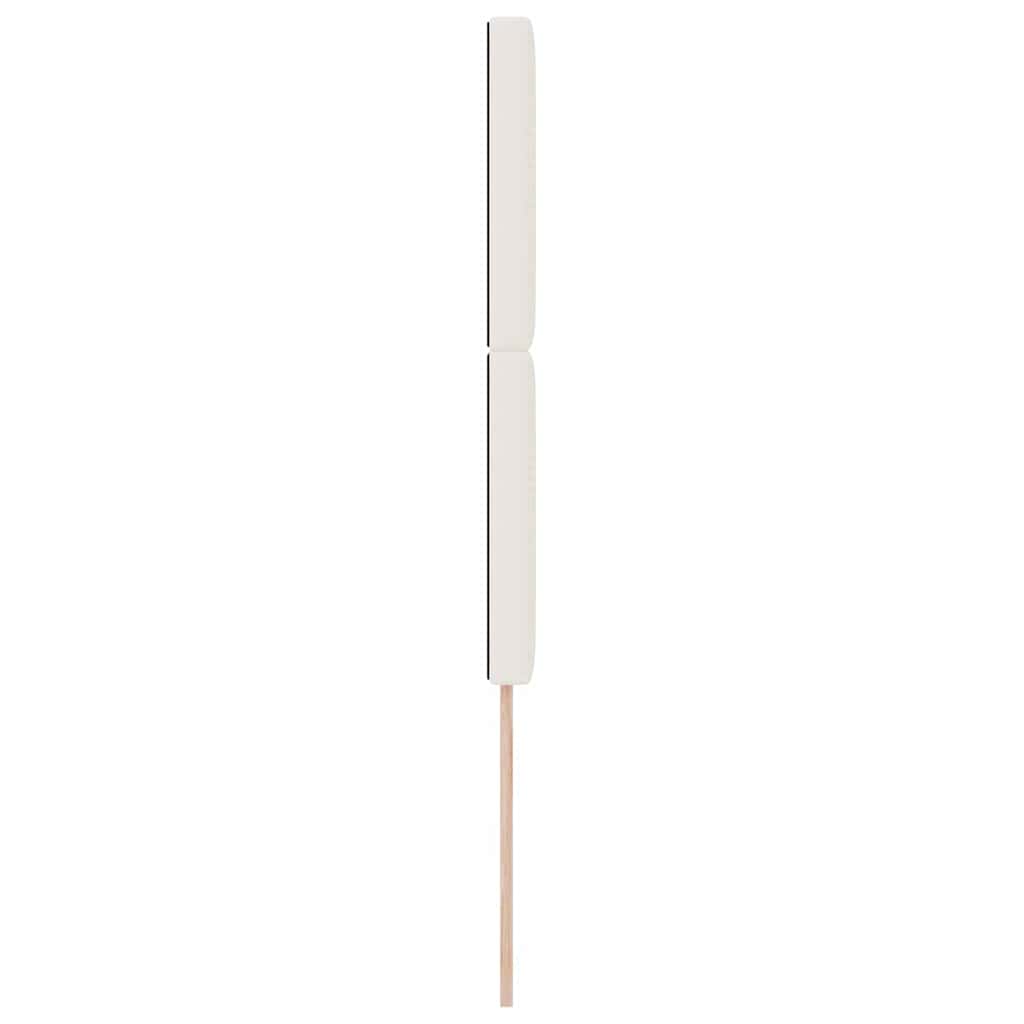 Testiera LED con strisce LED Crema 100 cm Tessuto in Cords | homemem39