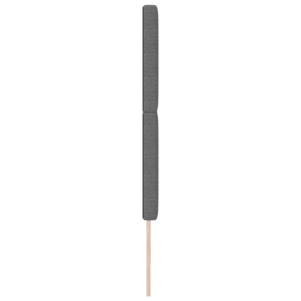 Testiera LED con testiera Grigio chiaro 144 cm Tessuto in Cords | homemem39