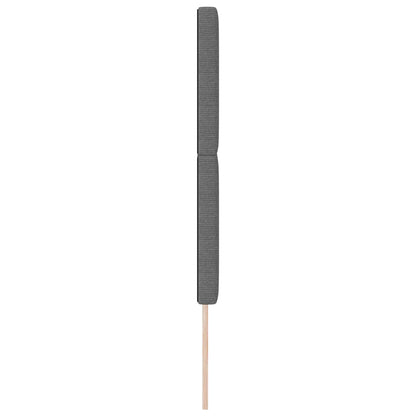 Testiera LED con testiera Grigio chiaro 144 cm Tessuto in Cords | homemem39