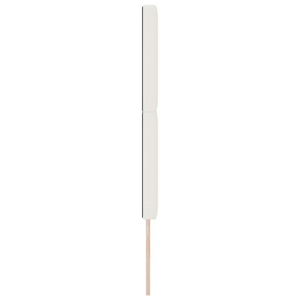 Testiera LED con strisce LED Crema 144 cm Tessuto in Cords | homemem39