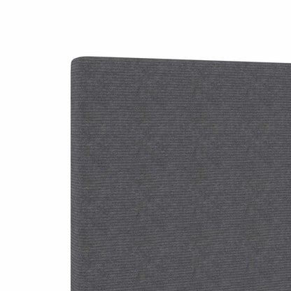Testiera LED con testiera Grigio scuro 160 cm Tessuto in Cords | homemem39