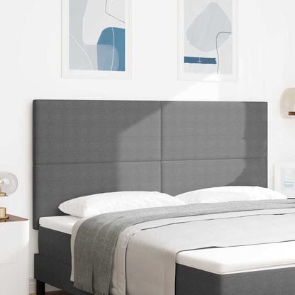 Testiera LED con testiera Grigio chiaro 180 cm Tessuto in Cords | homemem39