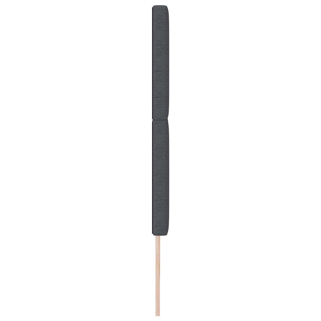 Testiera LED con testiera Grigio scuro 180 cm Tessuto in Cords | homemem39