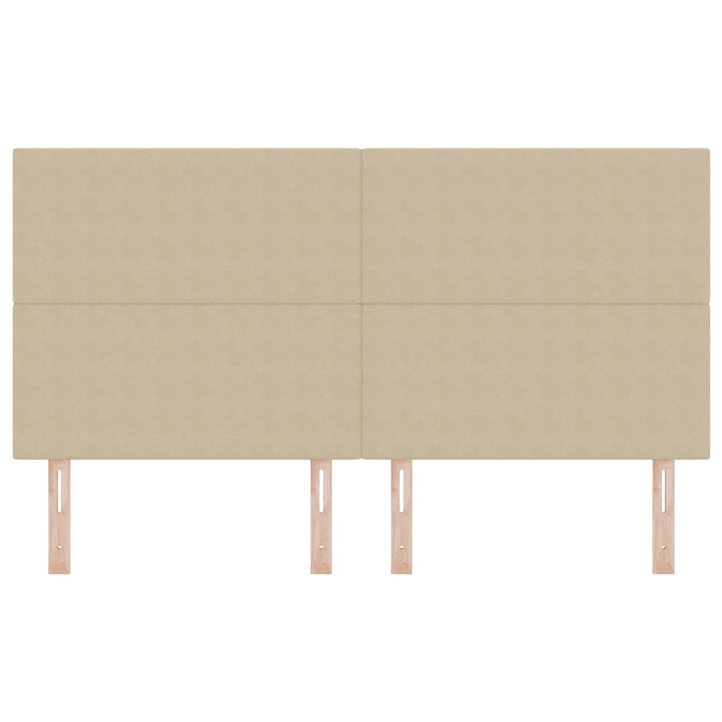 Testiera LED con testiera Grigio Verde 180 cm Tessuto in Cords | homemem39