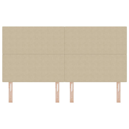 Testiera LED con testiera Grigio Verde 180 cm Tessuto in Cords | homemem39