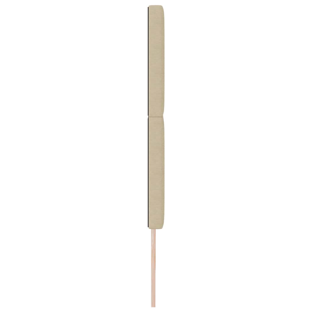 Testiera LED con testiera Grigio Verde 180 cm Tessuto in Cords | homemem39