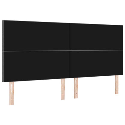 Testiera LED con testiera Grigio chiaro 200 cm Tessuto in Cords | homemem39