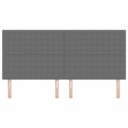 Testiera LED con testiera Grigio chiaro 200 cm Tessuto in Cords | homemem39