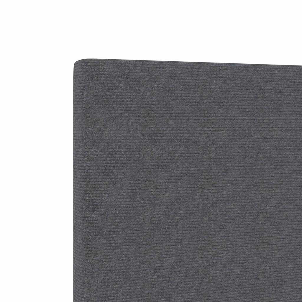 Testiera LED con testiera Grigio scuro 200 cm Tessuto in Cords | homemem39