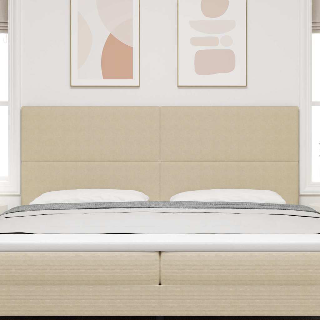 Testiera LED con testiera Grigio Verde 200 cm Tessuto in Cords | homemem39