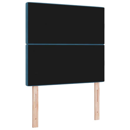Testiera LED con strisce LED Blu Scuro 90 cm Velluto | homemem39