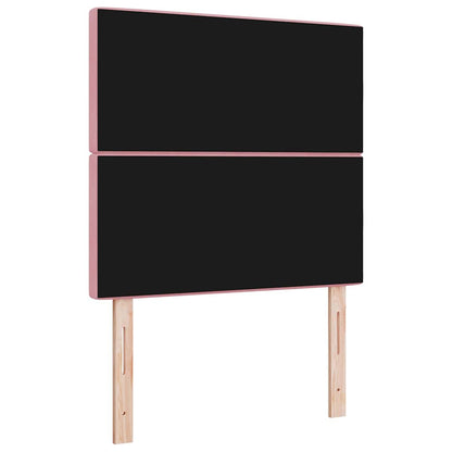 Testiera LED con strisce LED con testiera Rosa 90 cm Velluto