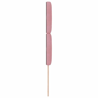 Testiera LED con strisce LED con testiera Rosa 100 cm Velluto