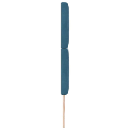 Testiera LED con strisce LED Blu Scuro 180 cm Velluto | homemem39