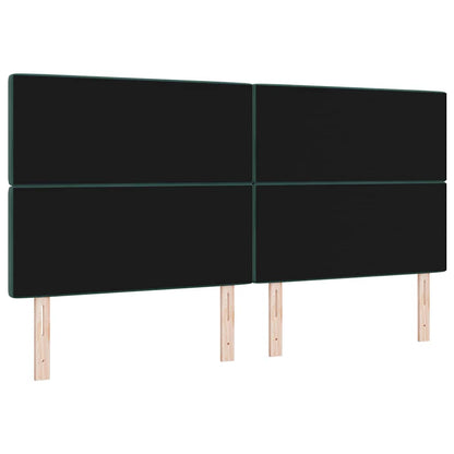 Testiera LED con strisce LED Verde Scuro 200 cm Velluto | homemem39
