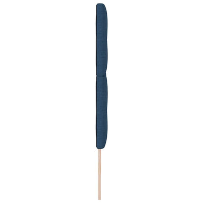 Testiera LED con strisce LED con testiera Blu 200 cm Tessuto | homemem39