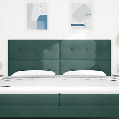 Testiera LED Verde Velluto | homemem39