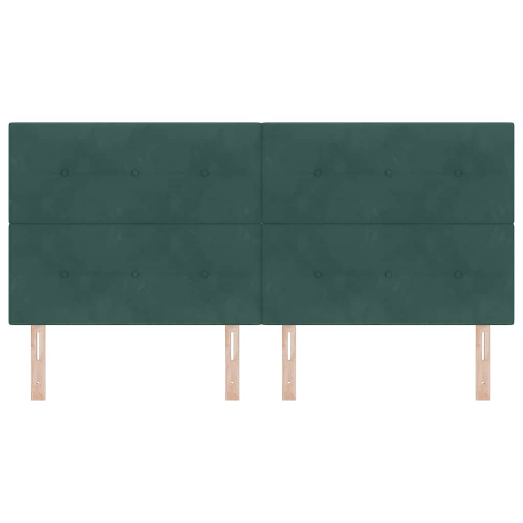 Testiera LED Verde Velluto | homemem39