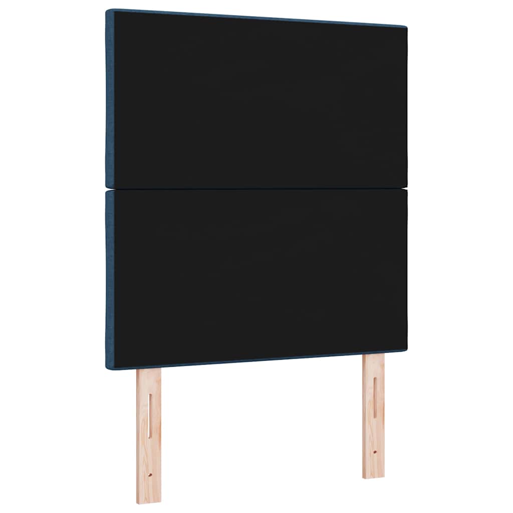 Testiera LED Blu 80 cm Tessuto | homemem39