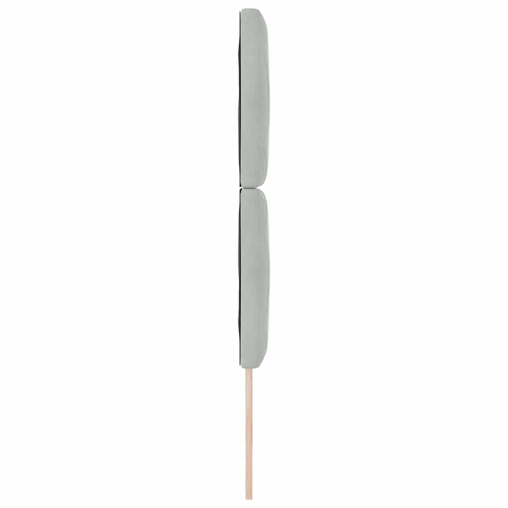 Testiera LED Grigio chiaro 80 cm Velluto | homemem39