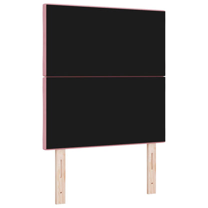 Testiera LED Rosa 80 cm Velluto | homemem39