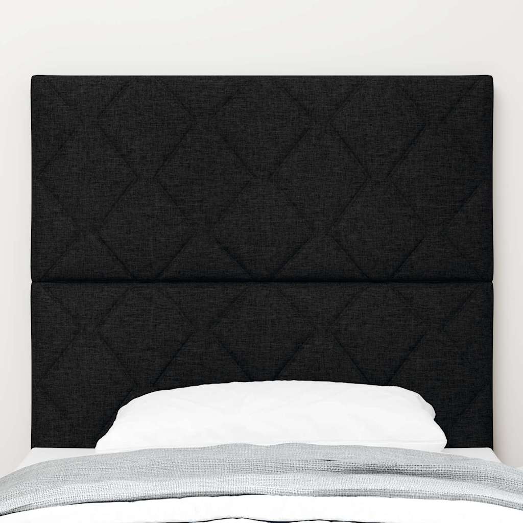 Testiera LED Nero 90 cm Tessuto | homemem39