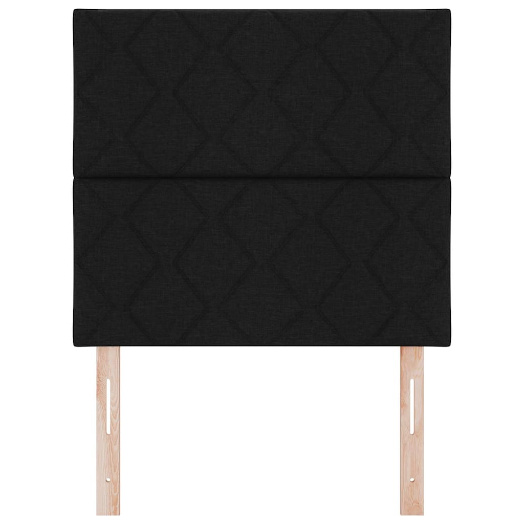 Testiera LED Nero 90 cm Tessuto | homemem39