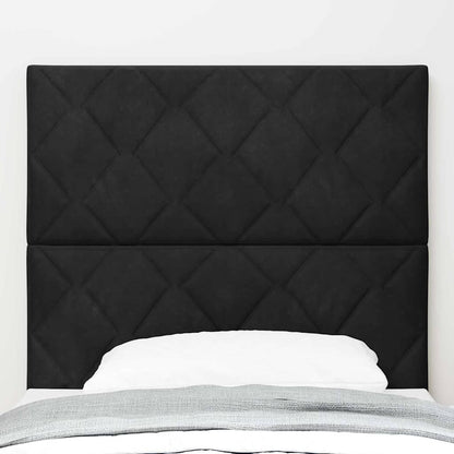 Testiera LED Nero 90 cm Velluto | homemem39