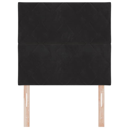 Testiera LED Nero 90 cm Velluto | homemem39