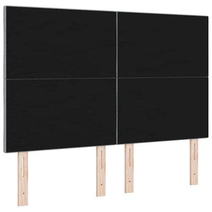 Testiera LED Grigio chiaro 144 cm Tessuto | homemem39