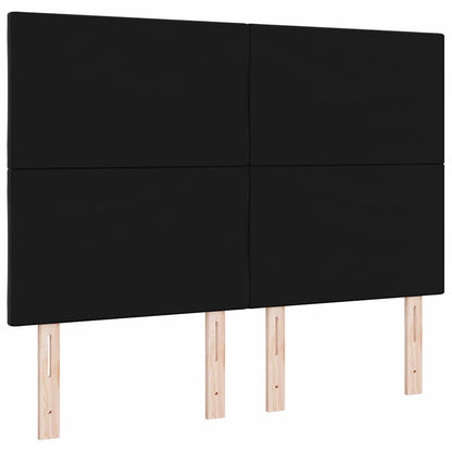 Testiera LED Nero 144 cm Velluto | homemem39