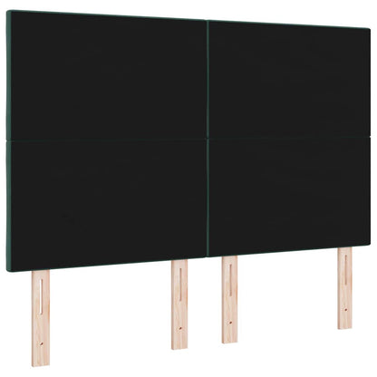 Testiera LED Verde Scuro 160 cm Velluto | homemem39