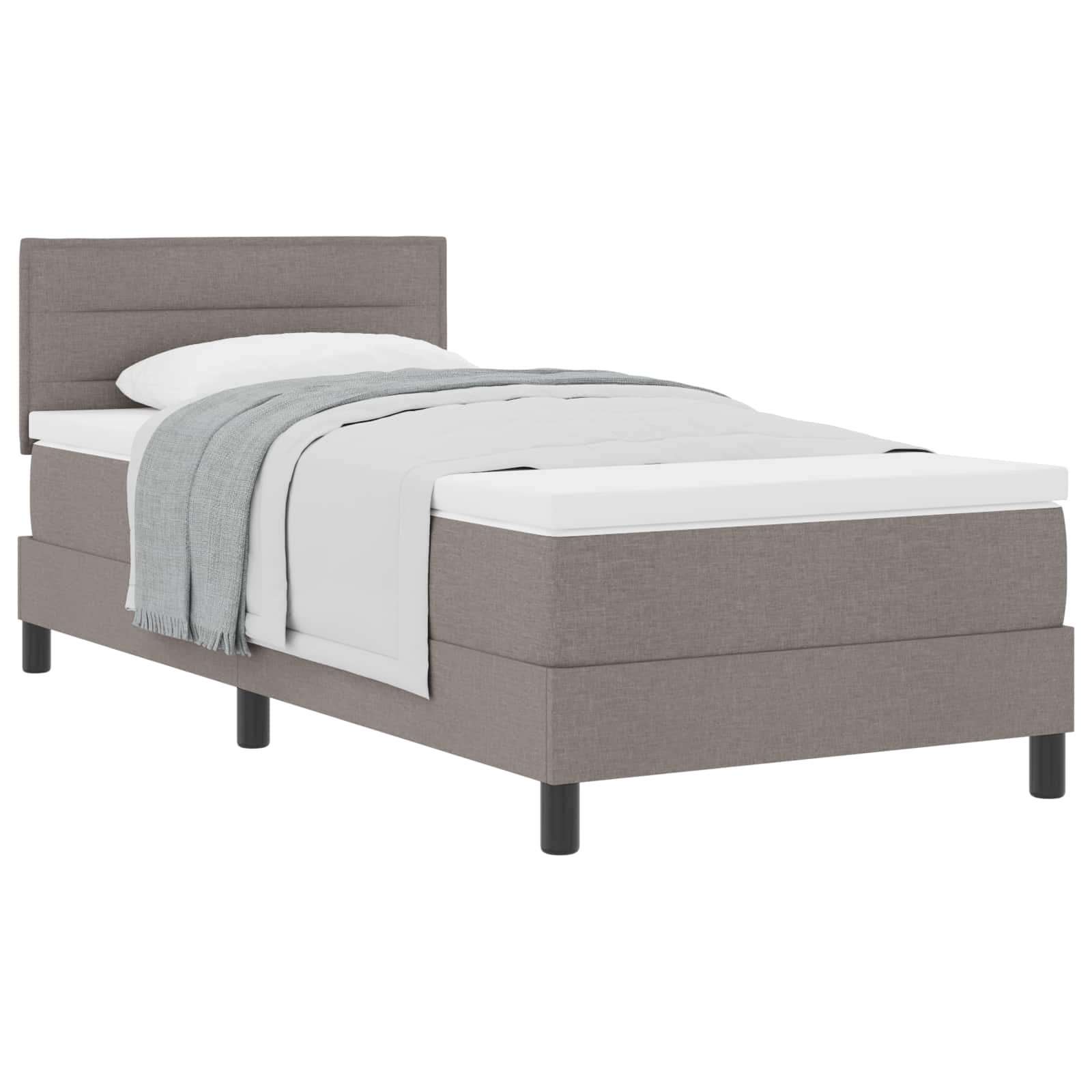 Letto a molle con testiera Talpa 90 x 200 cm Tessuto | homemem39