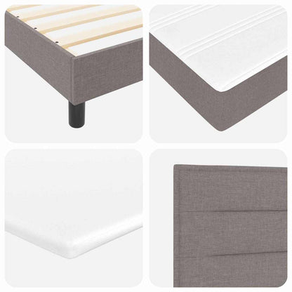 Letto a molle con testiera Talpa 140 x 200 cm Tessuto | homemem39