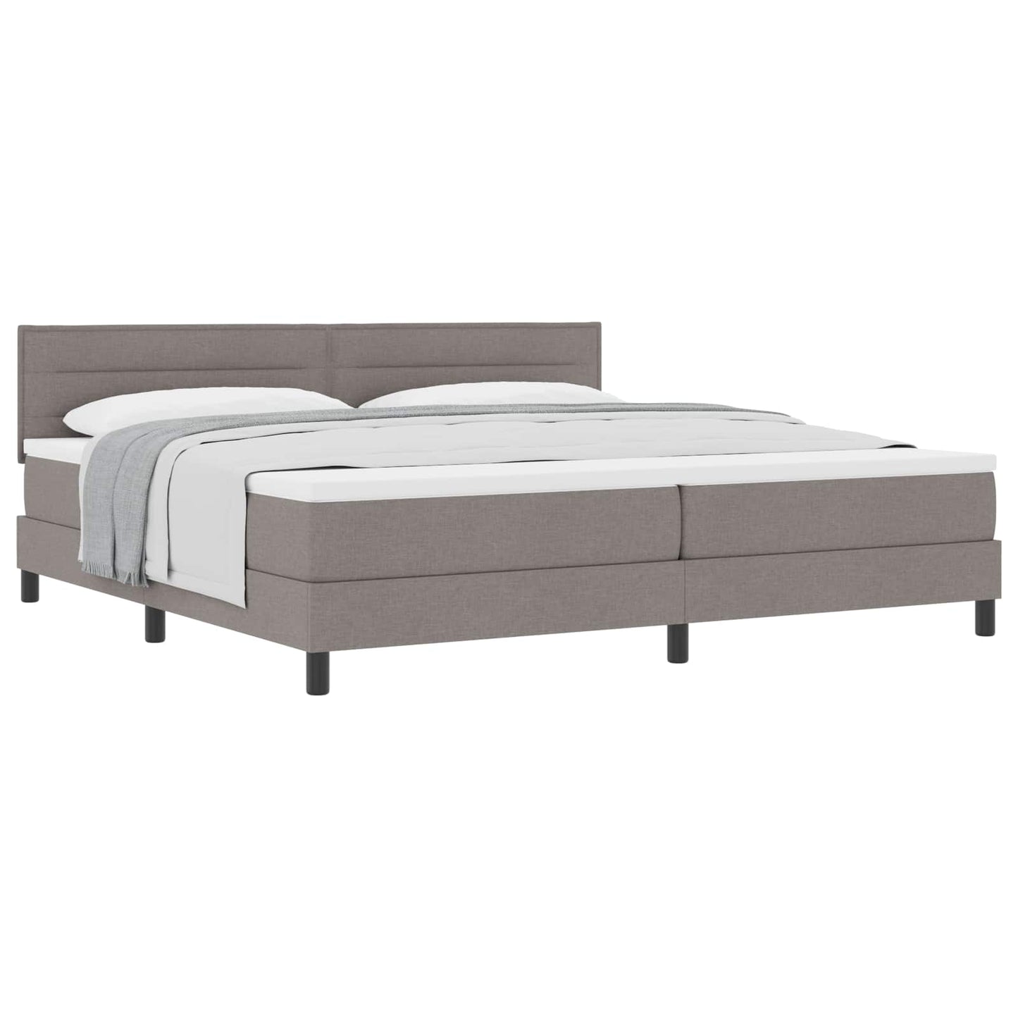Letto a molle con cuscino Talpa 200 x 200 cm Tessuto | homemem39