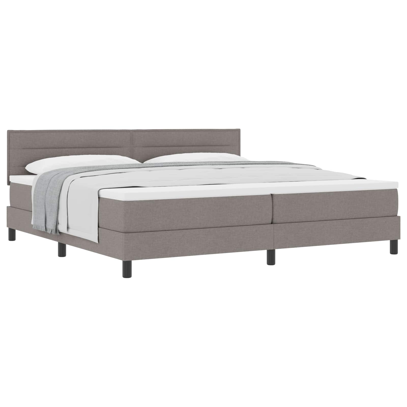 Letto a molle con cuscino Talpa 200 x 200 cm Tessuto | homemem39
