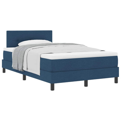 Letto a molle con testiera Blu 120 x 200 cm Tessuto | homemem39