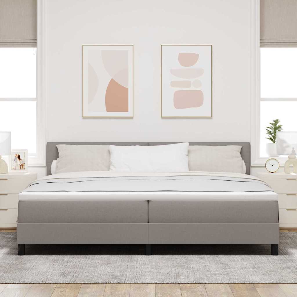 Letto a molle con testiera Talpa 200 x 200 cm Tessuto | homemem39