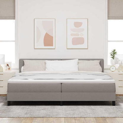 Letto a molle con testiera Talpa 200 x 200 cm Tessuto | homemem39
