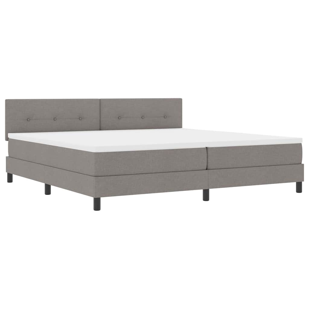 Letto a molle con testiera Talpa 200 x 200 cm Tessuto | homemem39