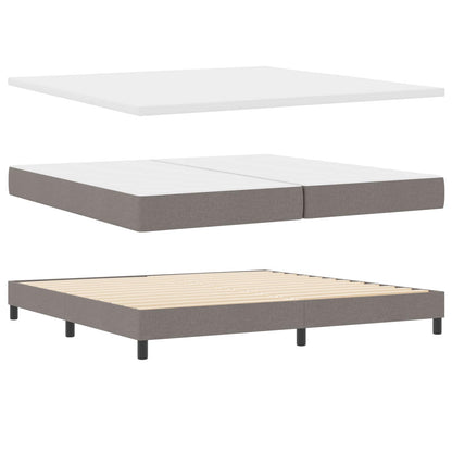 Letto a molle con testiera Talpa 200 x 200 cm Tessuto | homemem39